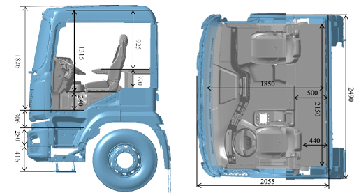 X3000 Medium-to-Long Haul Flat-Roof Model